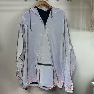 Zine Clothing Silver Reflective Windbreaker
